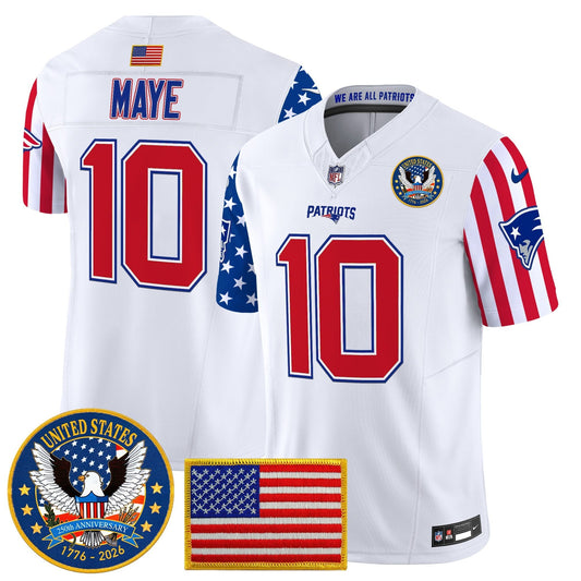 Men's New England Patriots "America250 Edition" Vapor Limited Jersey - All Stitched