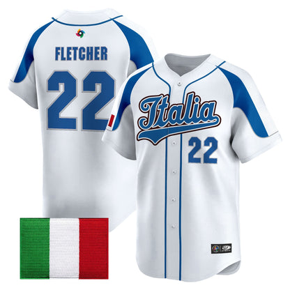Men's Team Italy 2026 World Baseball Classic Vapor Premier Jersey - All Stitched