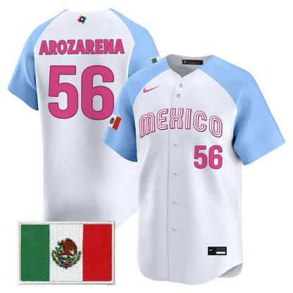 Men's Team Mexico World Baseball Classic Vapor Premier Jersey - 2026 Roster - All Stitched