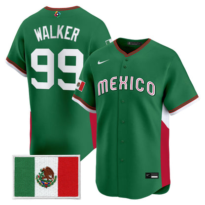 Men's Team Mexico World Baseball Classic Vapor Premier Jersey - 2026 Roster - All Stitched