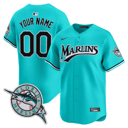Miami Marlins 2026 Vapor Premier Limited Custom Jersey - All Stitched