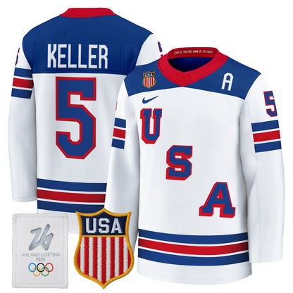Men's Sizing - 2026 USA Women's Olympic Gold Medalist Hockey Jersey - All Stitched