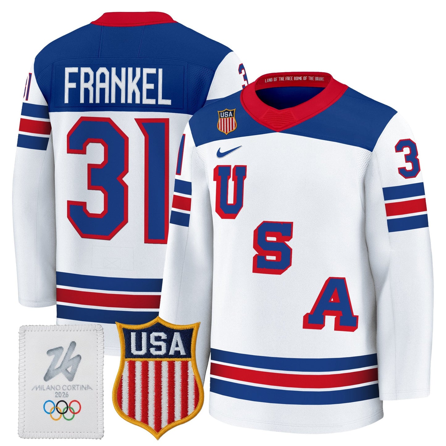 Men's Sizing - 2026 USA Women's Olympic Gold Medalist Hockey Jersey - All Stitched