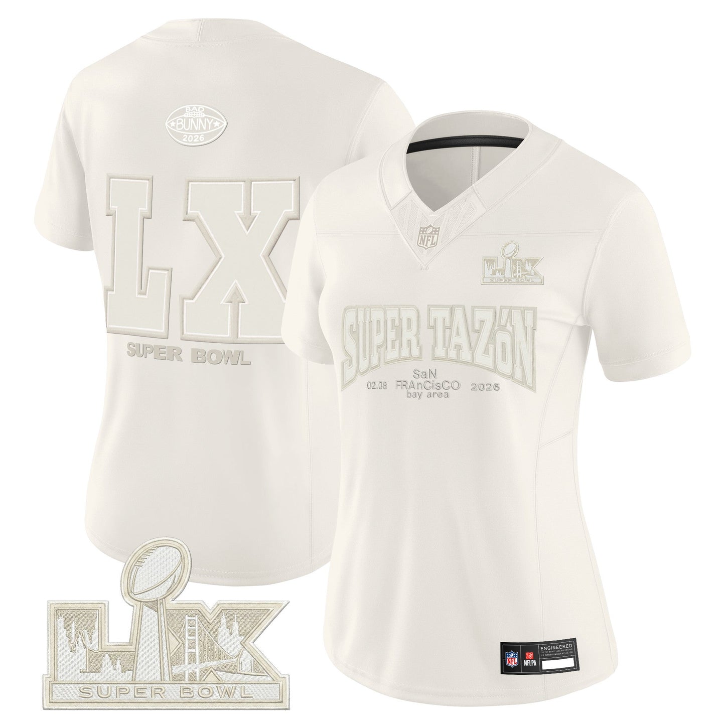 Bad Bunny x Super Bowl LX Vapor Limited Jersey - All Stitched