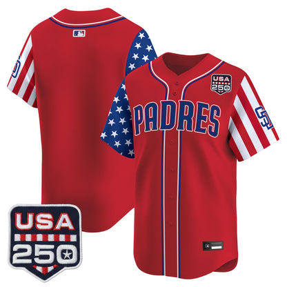 Men's San Diego Padres "America250 Edition" Vapor Premier Limited Jersey - All Stitched