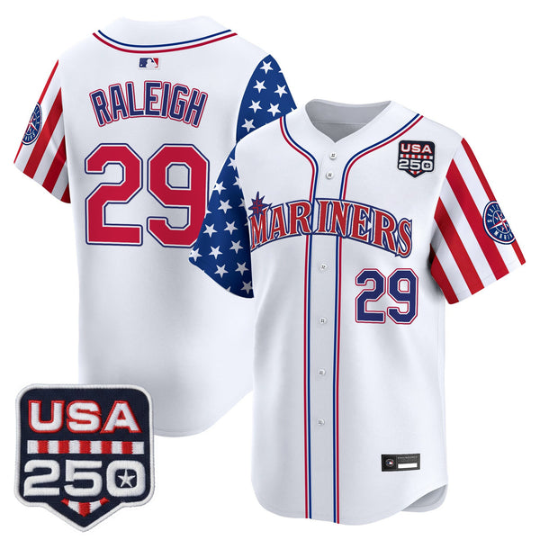 Seattle Mariners "America250 Edition" Vapor Premier Limited Jersey - All Stitched