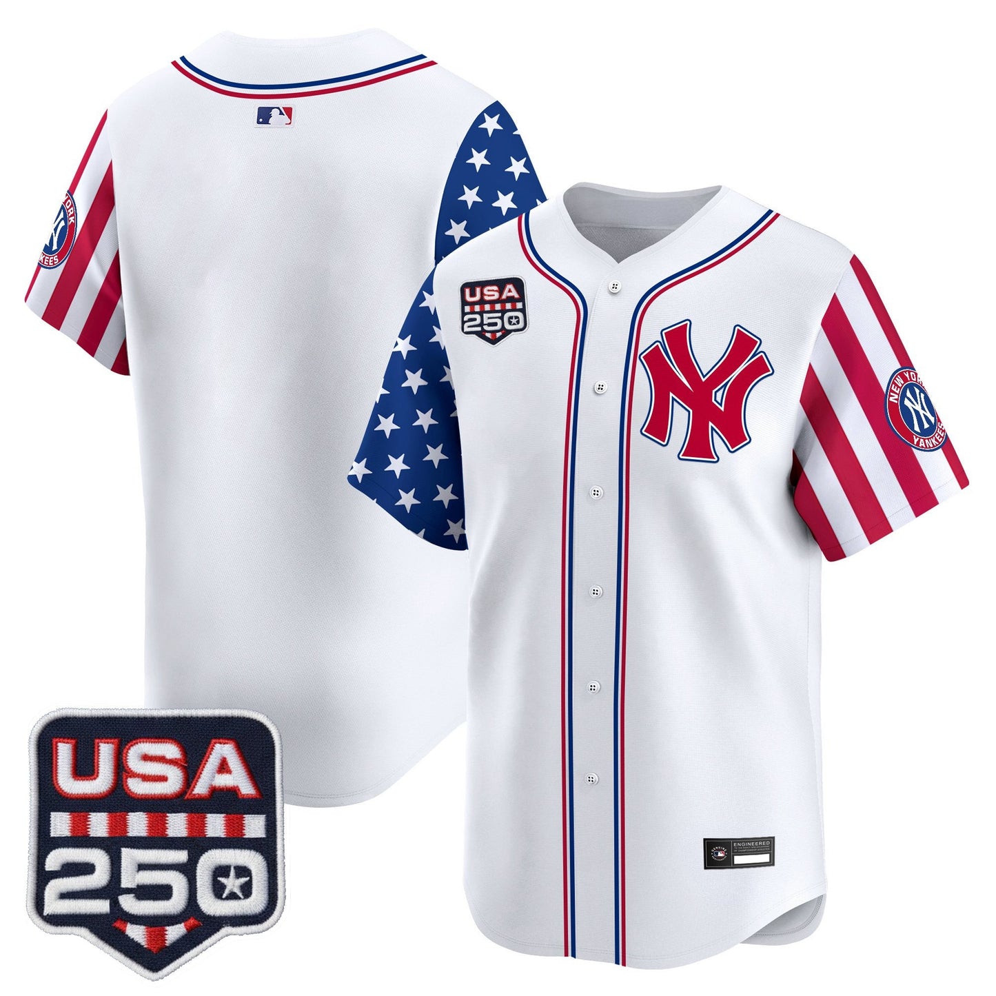 Men's Yankees "America250 Edition" Vapor Premier Limited Jersey - All Stitched