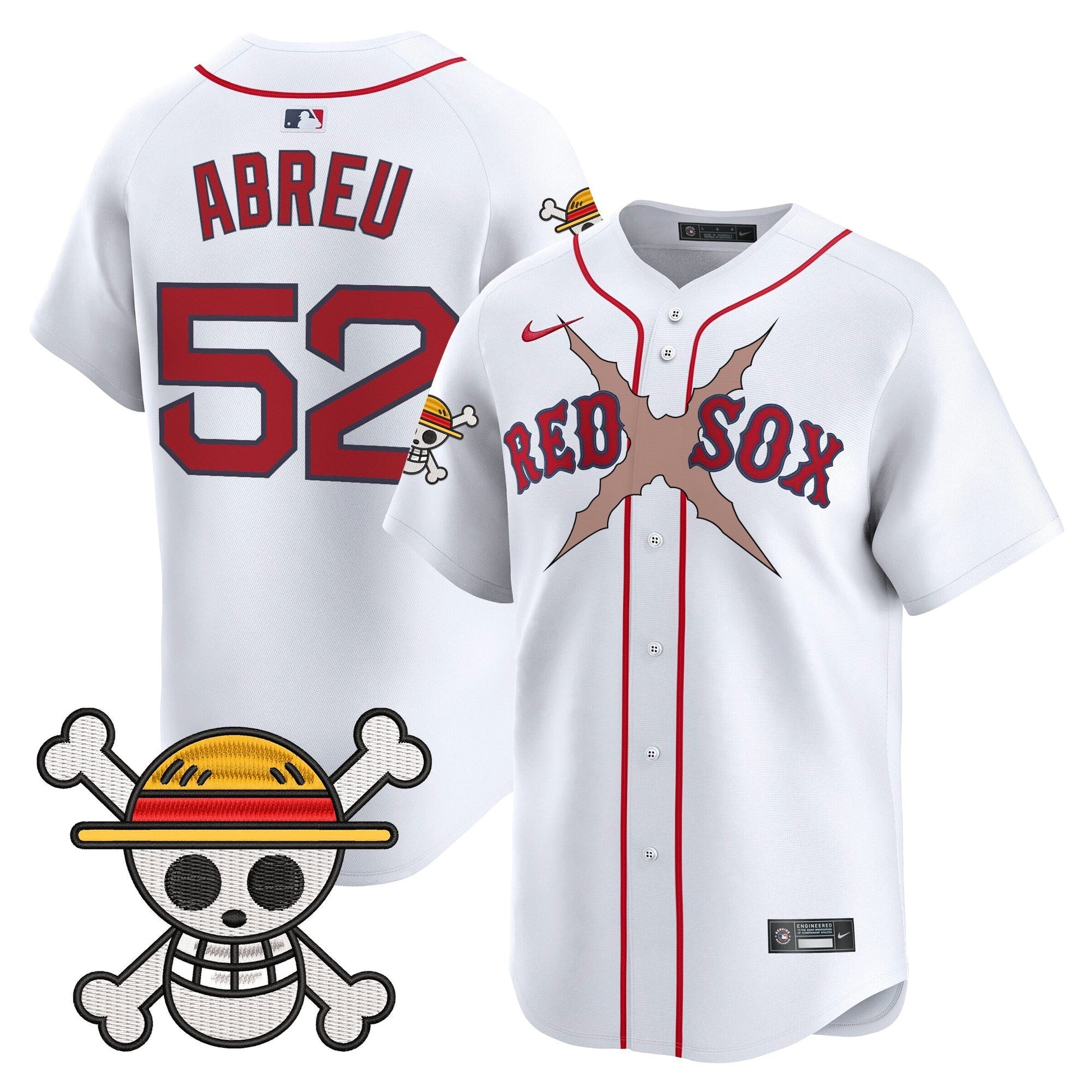 Men's Boston Red Sox x One Piece Vapor Premier Limited Jersey - Stitched