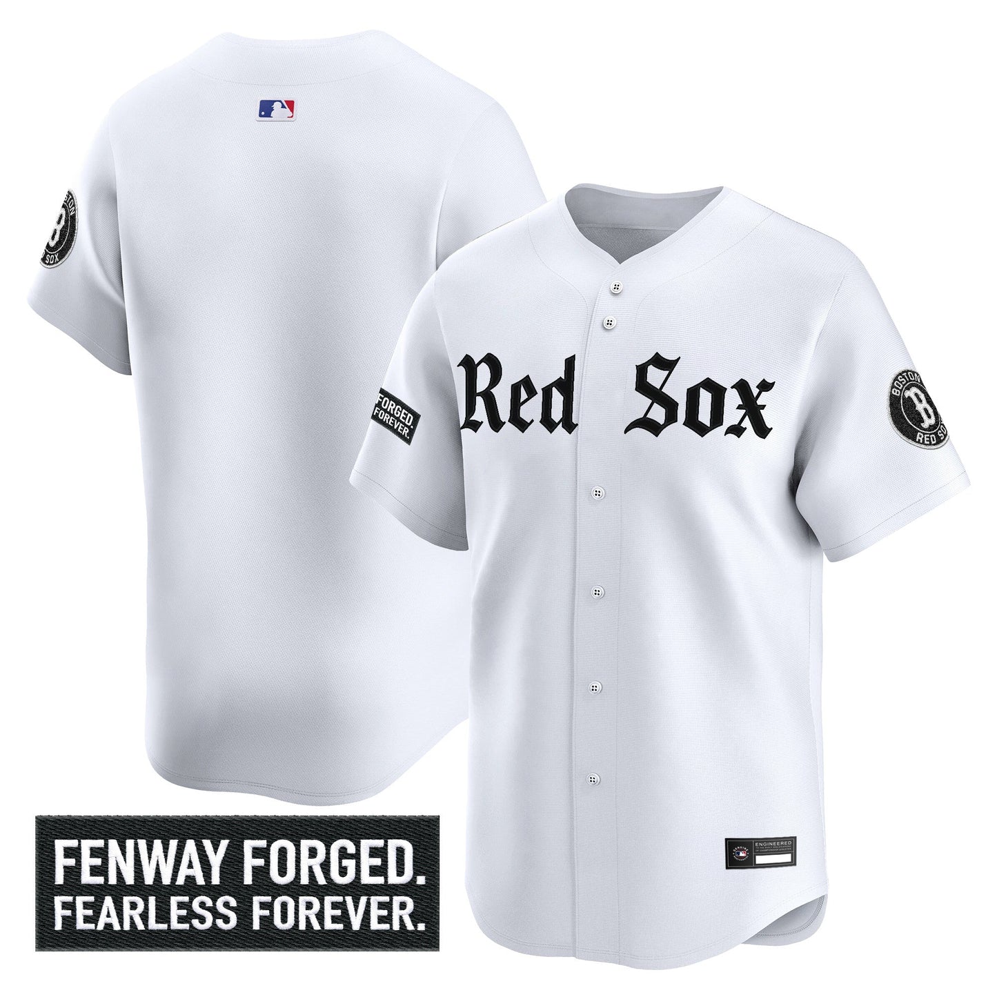 Men's Boston Red Sox 'Gothic Edition' Vapor Premier Limited Jersey - All Stitched