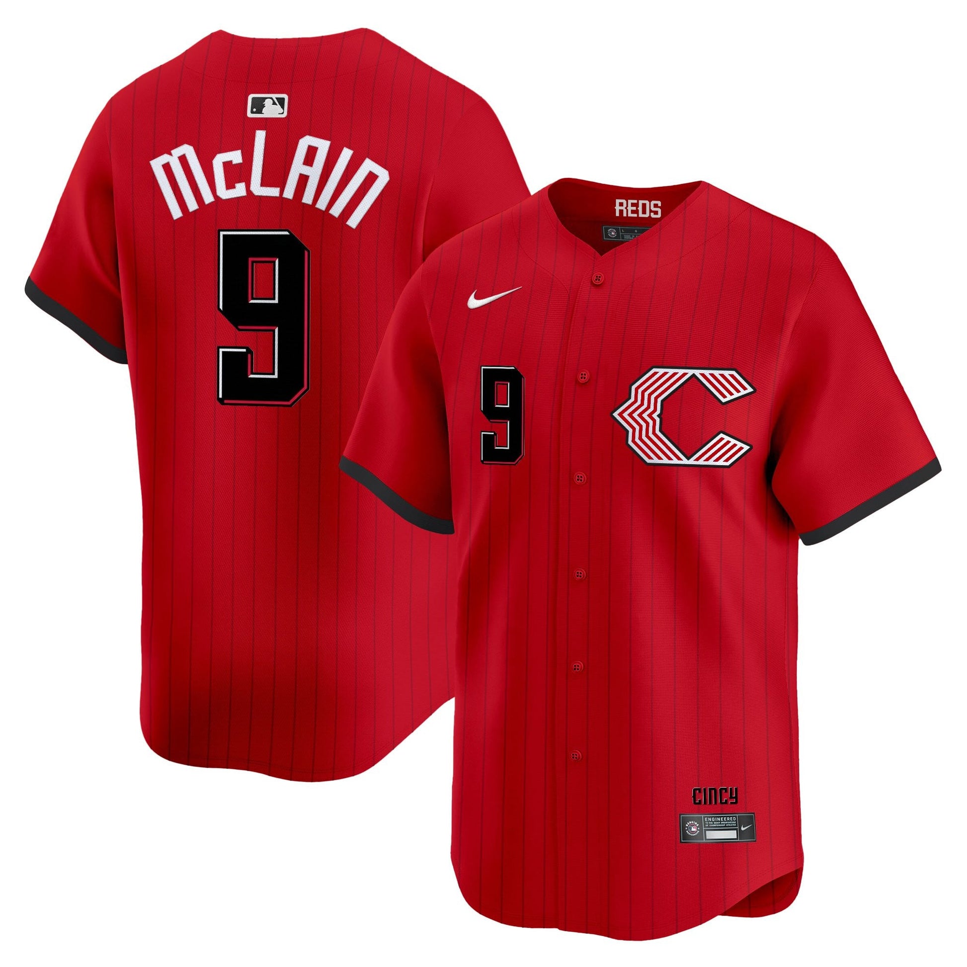 Cincinnati Reds 2026 City Connect Vapor Premier Limited Jersey - All Stitched