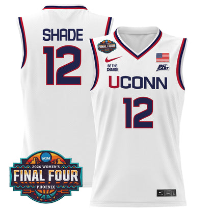 Men's Size - UConn Huskies 2026 Women's Tournament Final Four Basketball Jersey - All Stitched