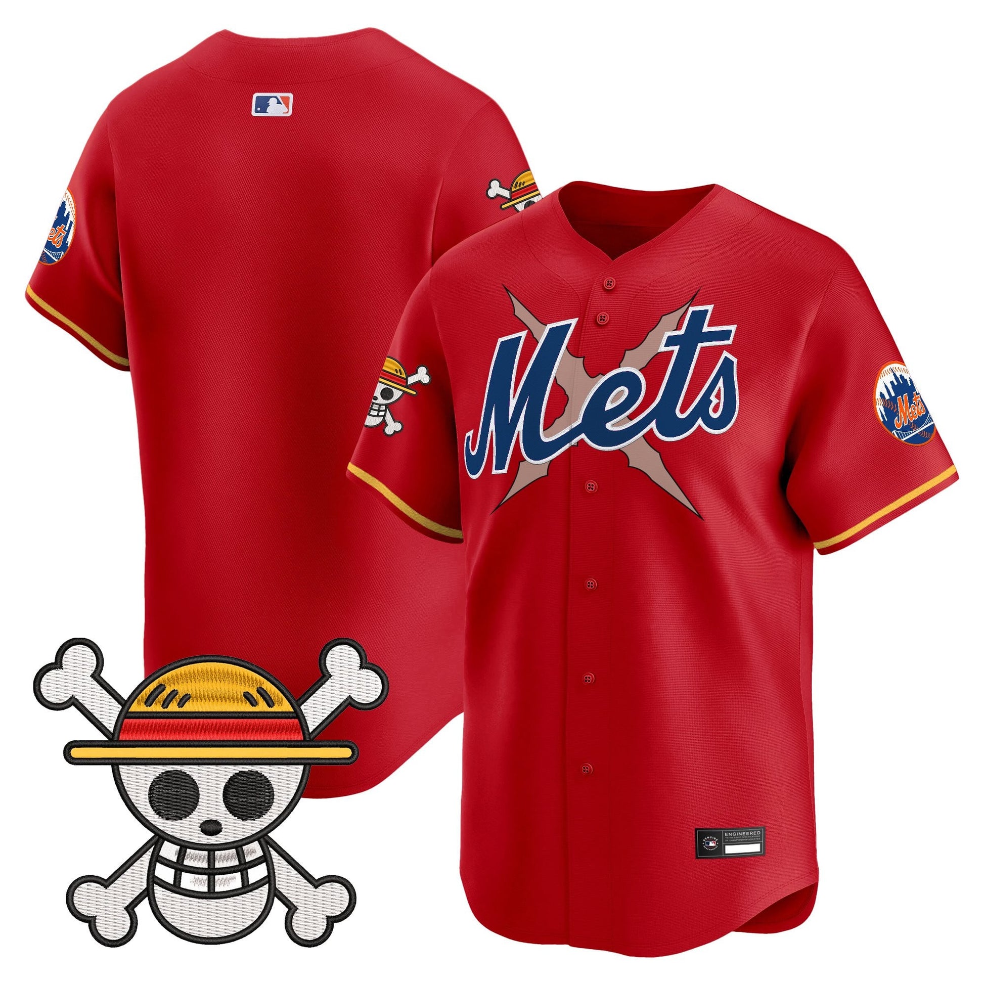 New York Mets x  OP Vapor Premier Limited Jersey - Stitched