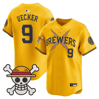 Milwaukee Brewers x One Piece Vapor Premier Limited Jersey - Stitched