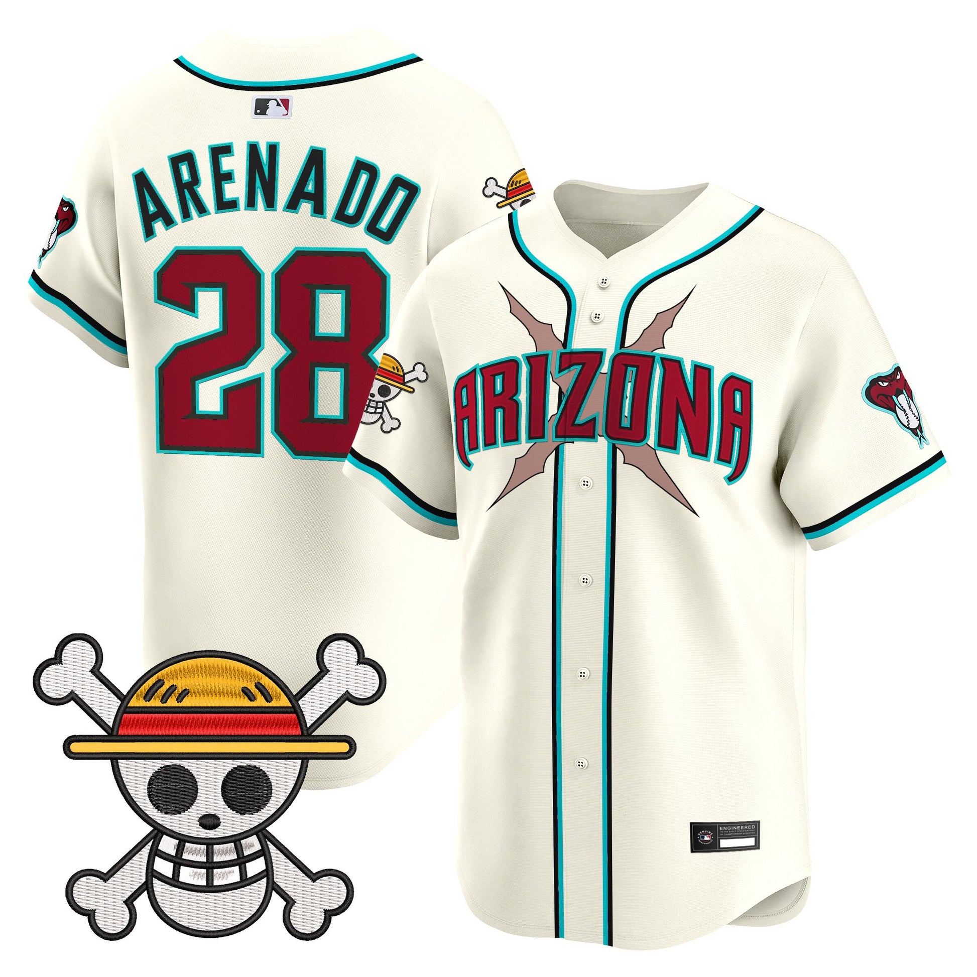Diamondbacks x OP Vapor Premier Limited Jersey - Stitched