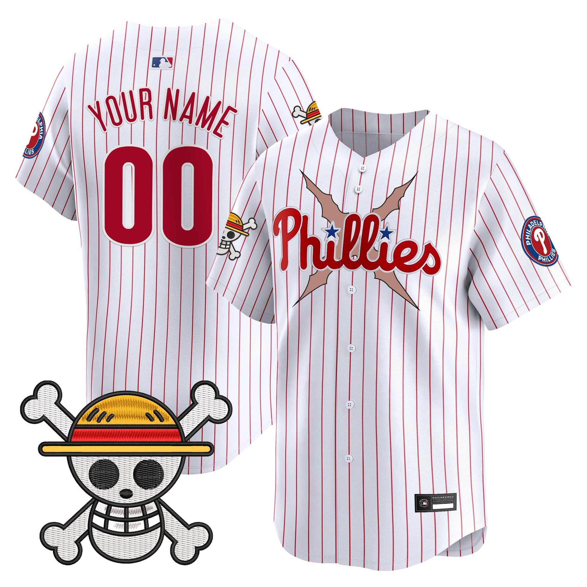 Philadelphia Phillies x OP Vapor Premier Limited Custom Jersey - Stitched