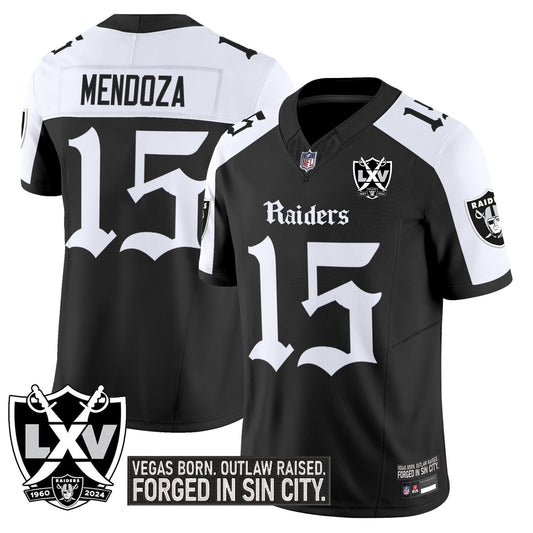 Las Vegas Raiders 'Gothic Sin City Shadows Edition' Vapor Limited Jersey - All Stitched