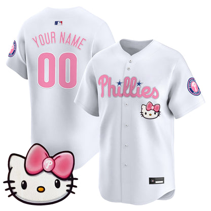 Philadelphia Phillies Hello Kitty Vapor Premier Limited Custom Jersey – All Stitched