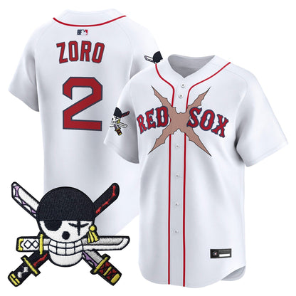 Boston Red Sox x  OP Zr Patch Vapor Premier Limited Jersey - Stitched
