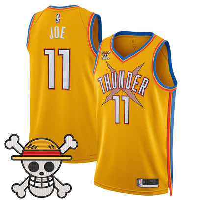 Oklahoma City Thunder x One Piece Swingman Jersey- Stitched