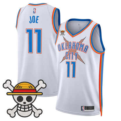 Oklahoma City Thunder x One Piece Swingman Jersey- Stitched