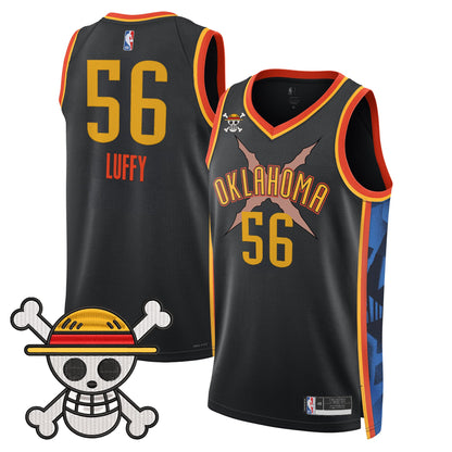Oklahoma City Thunder x One Piece Swingman Jersey- Stitched