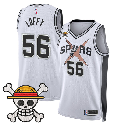 San Antonio Spurs x One Piece Jersey Collection - Stitched