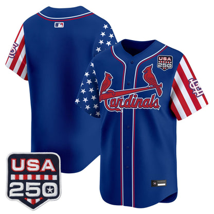 St. Louis Cardinals "America 250 Edition" Vapor Premier Limited Jersey - All Stitched