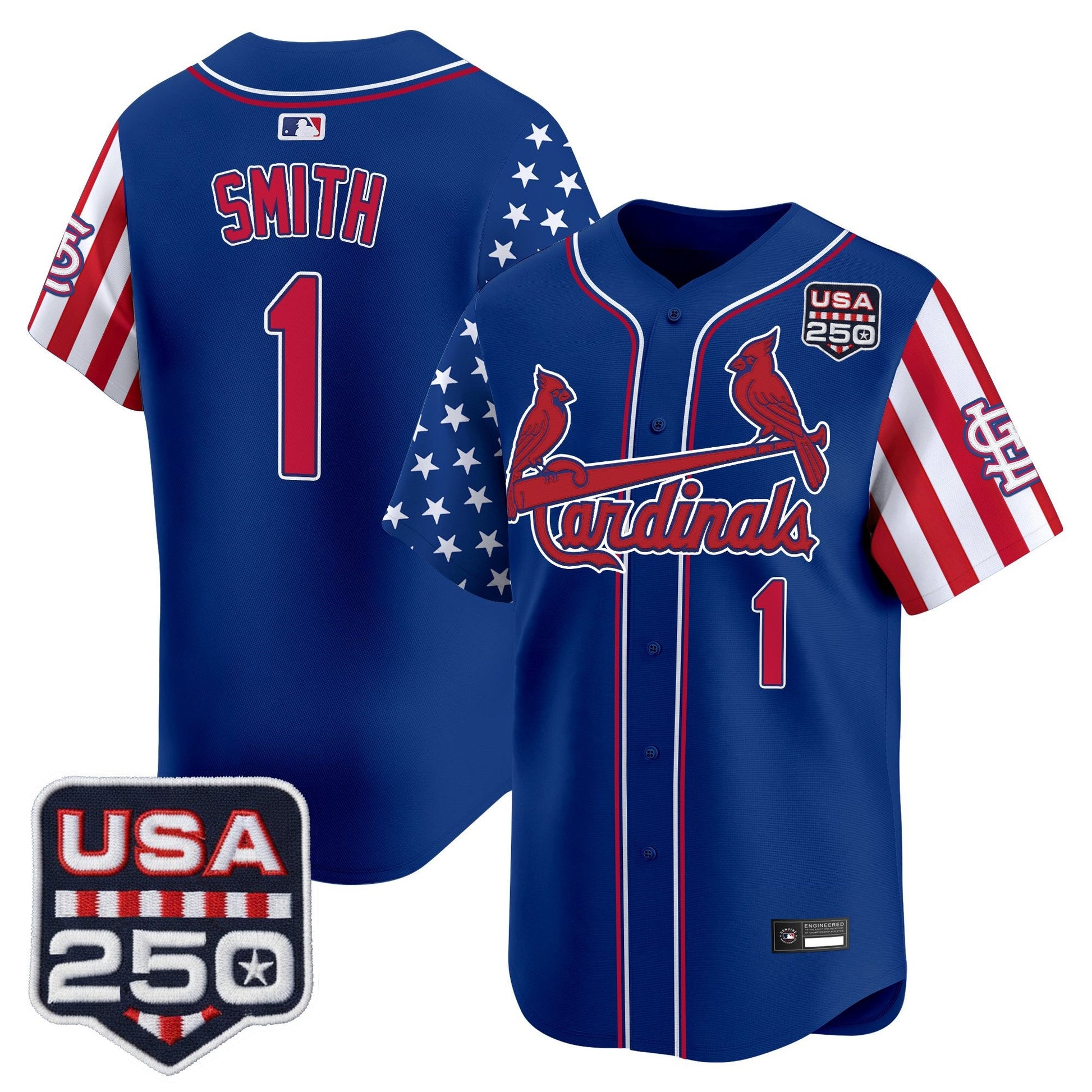 St. Louis Cardinals "America 250 Edition" Vapor Premier Limited Jersey - All Stitched