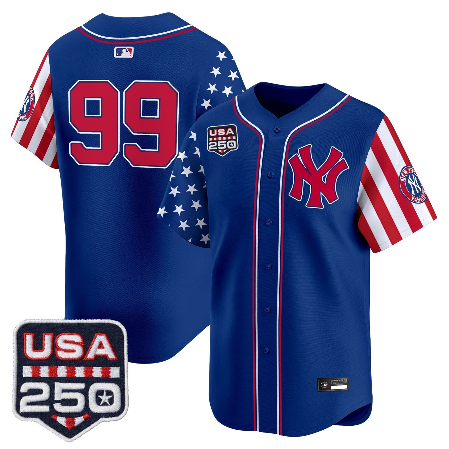 Yankees "America250 Edition" Vapor Premier Limited Jersey V2 - All Stitched