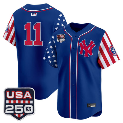 Yankees "America250 Edition" Vapor Premier Limited Jersey V2 - All Stitched