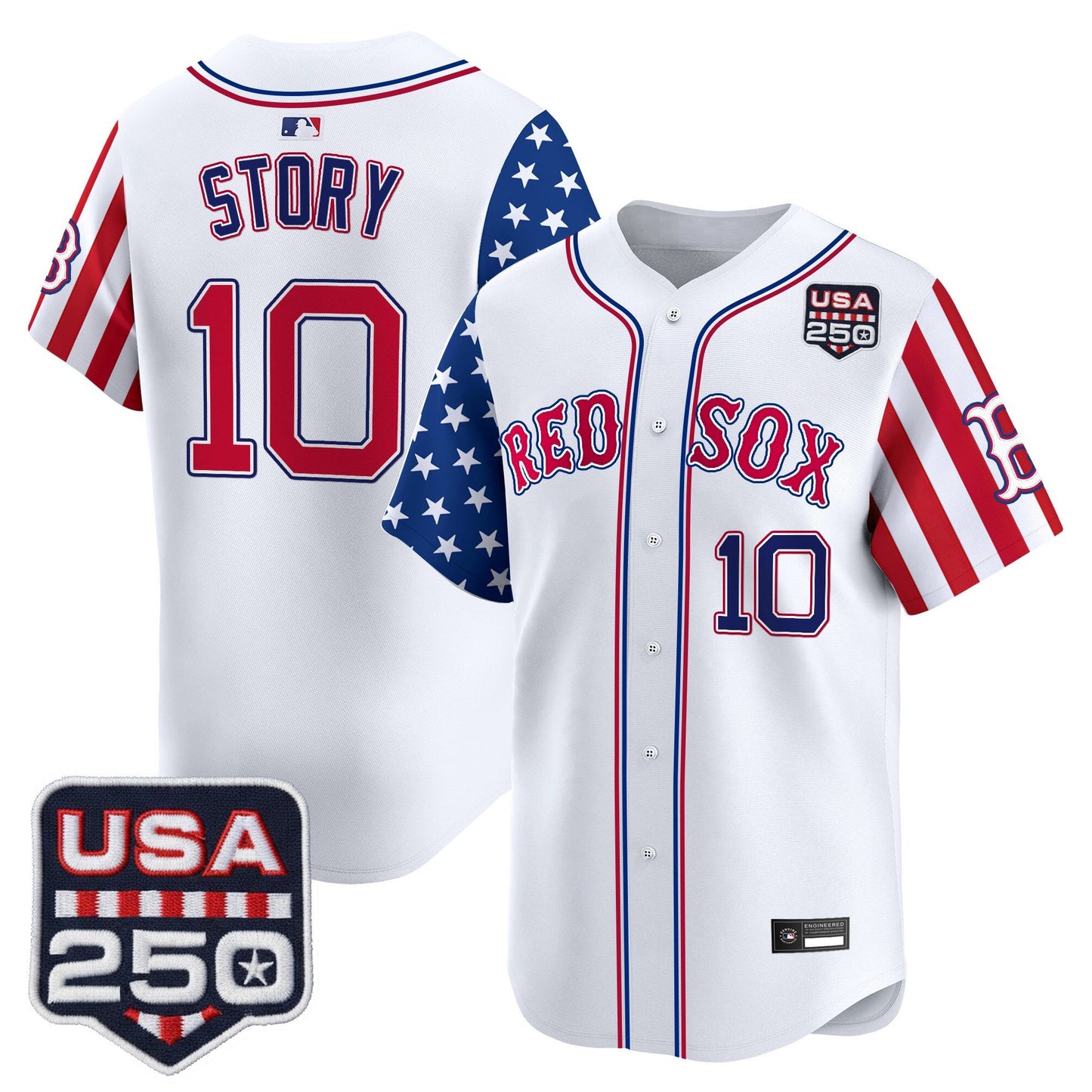 Boston Red Sox "America 250 Edition" Vapor Premier Limited Jersey - All Stitched