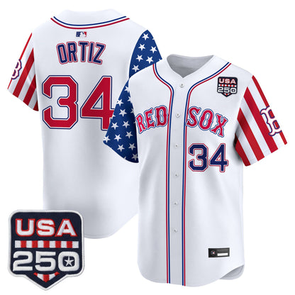 Boston Red Sox "America 250 Edition" Vapor Premier Limited Jersey - All Stitched