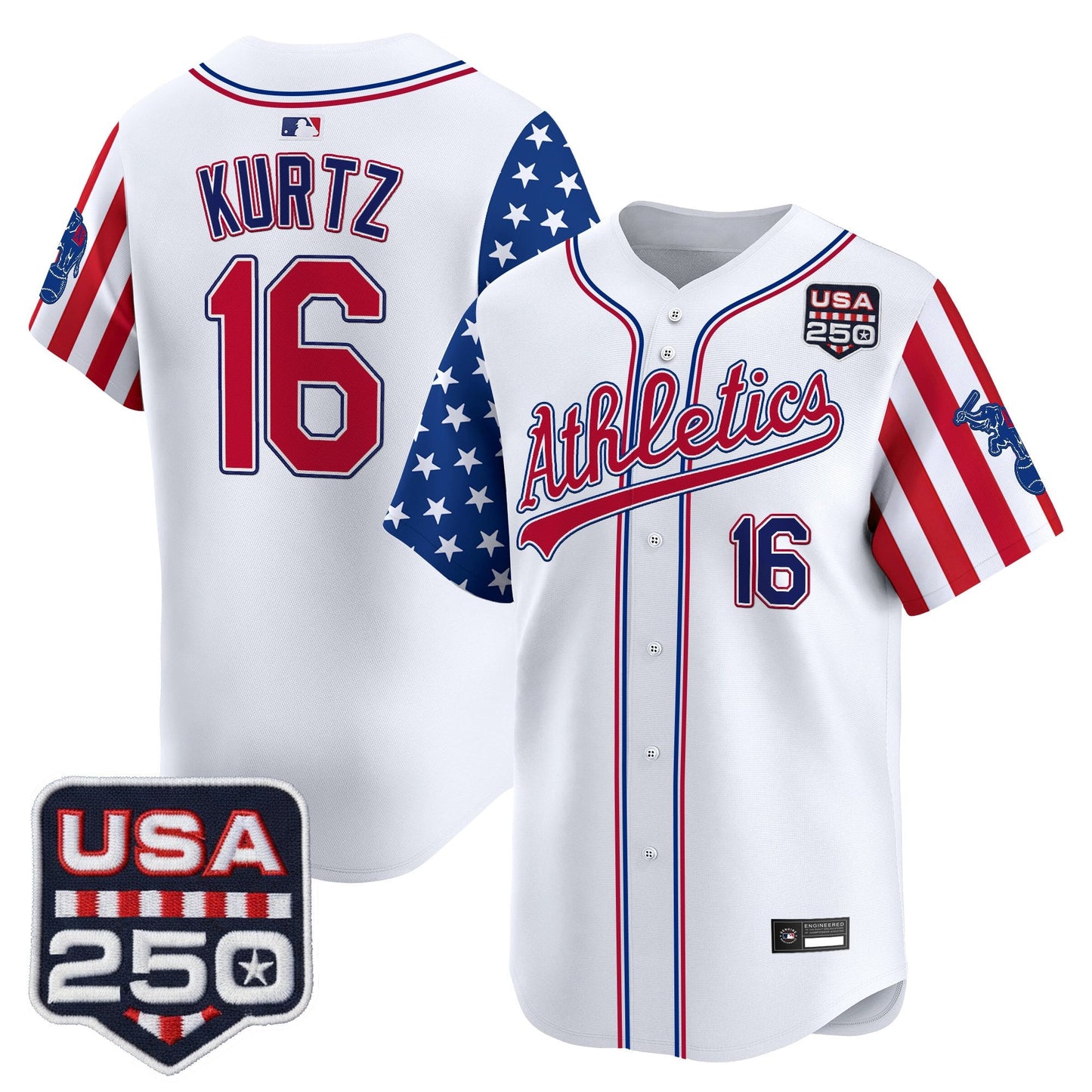 Athletics "America 250 Edition" Vapor Premier Limited Jersey - All Stitched