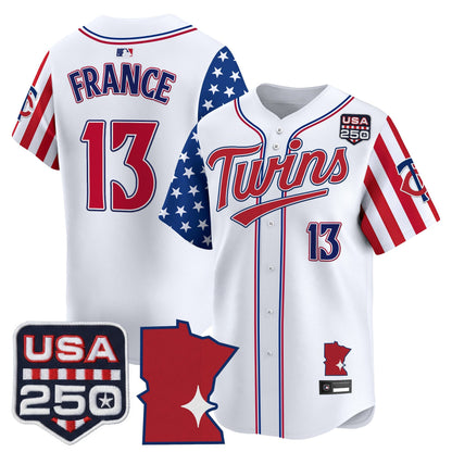 Minnesota Twins "America 250 Edition" Vapor Premier Limited Jersey - All Stitched