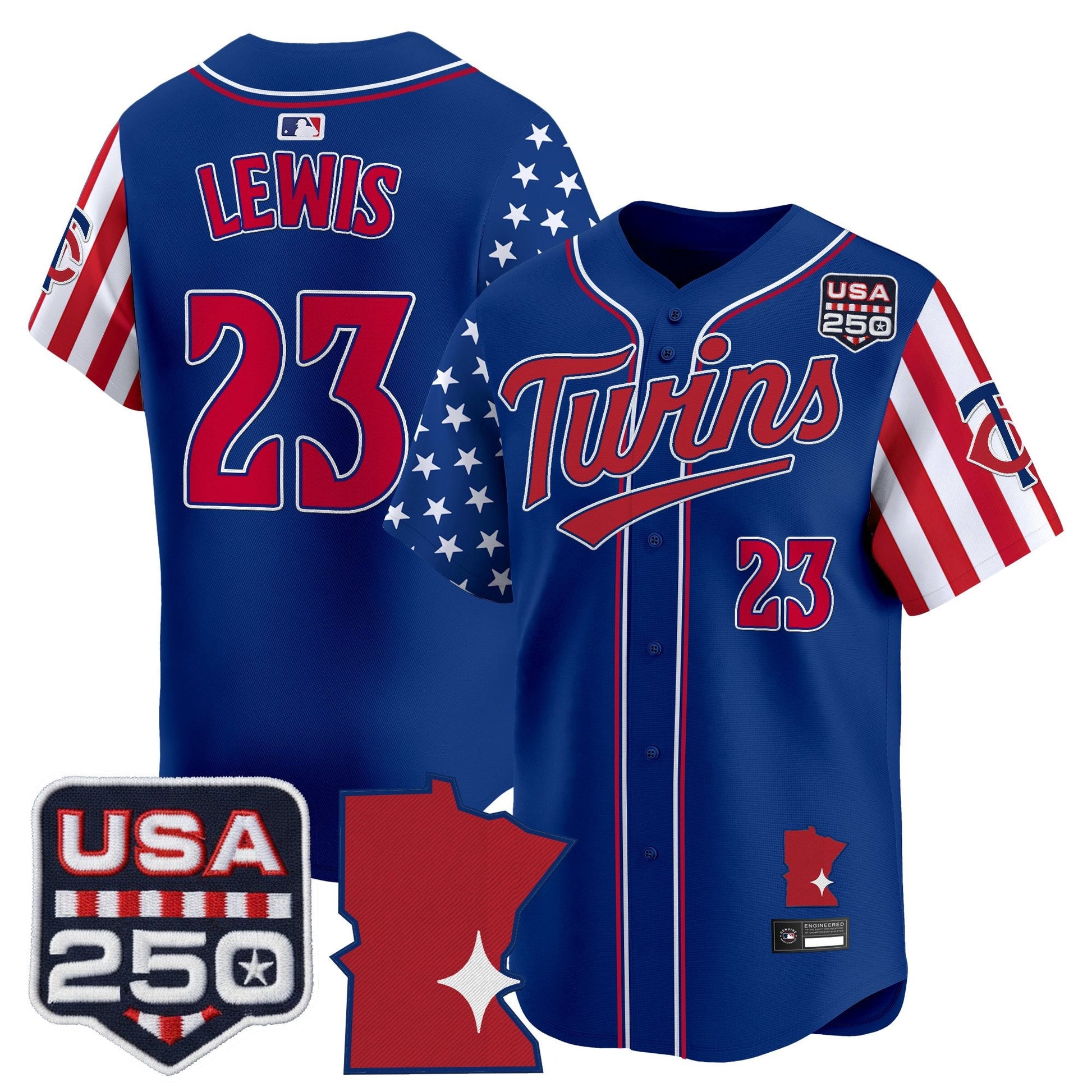Minnesota Twins "America 250 Edition" Vapor Premier Limited Jersey - All Stitched