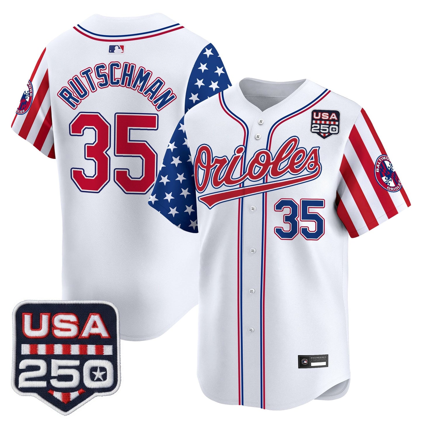 Baltimore Orioles "America 250 Edition" Vapor Premier Limited Jersey - All Stitched