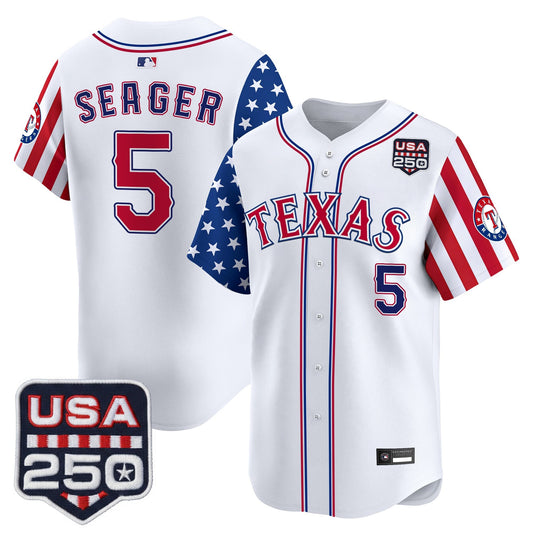 Texas Rangers "America 250 Edition" Vapor Premier Limited Jersey - All Stitched
