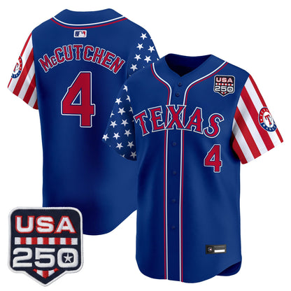 Texas Rangers "America 250 Edition" Vapor Premier Limited Jersey - All Stitched