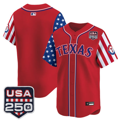 Texas Rangers "America 250 Edition" Vapor Premier Limited Jersey - All Stitched