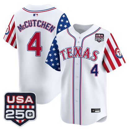 Texas Rangers "America 250 Edition" Vapor Premier Limited Jersey - All Stitched