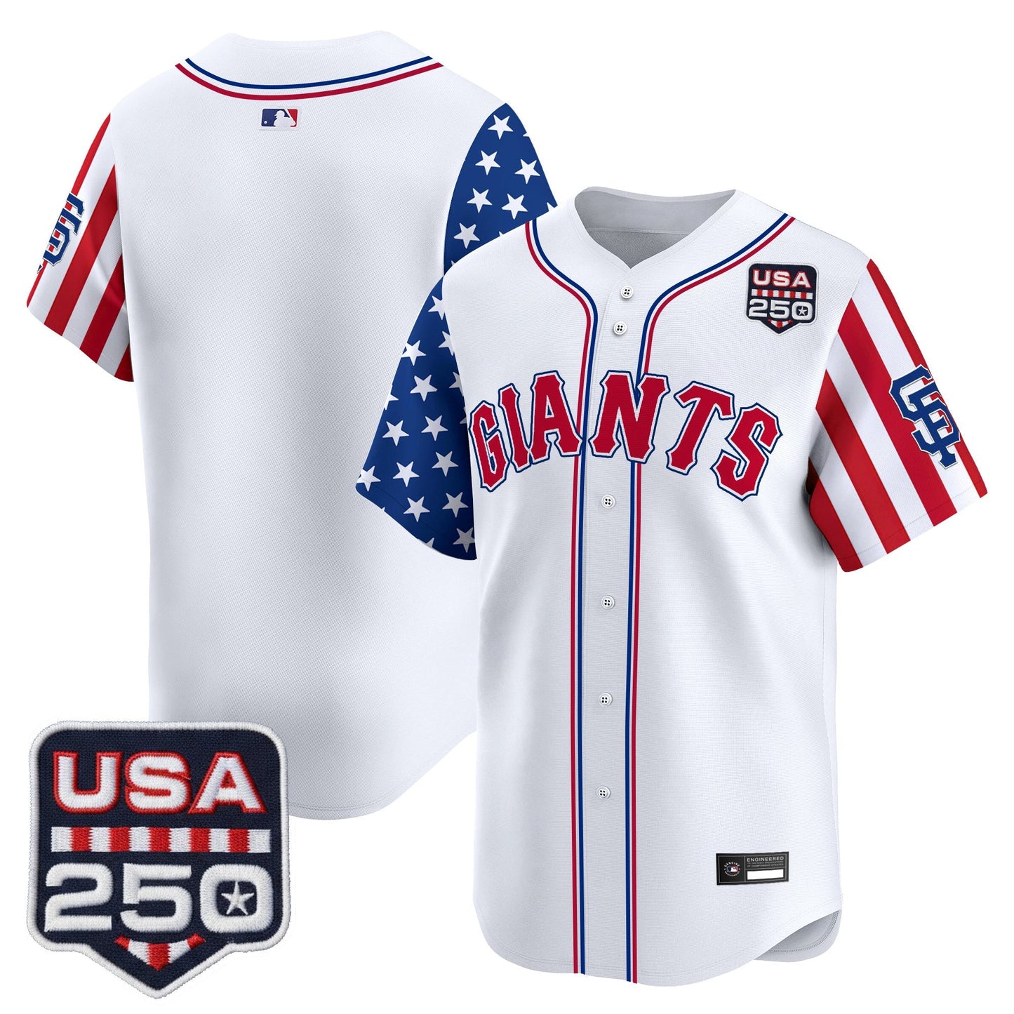 San Francisco Giants "America 250 Edition" Vapor Premier Limited Jersey - All Stitched