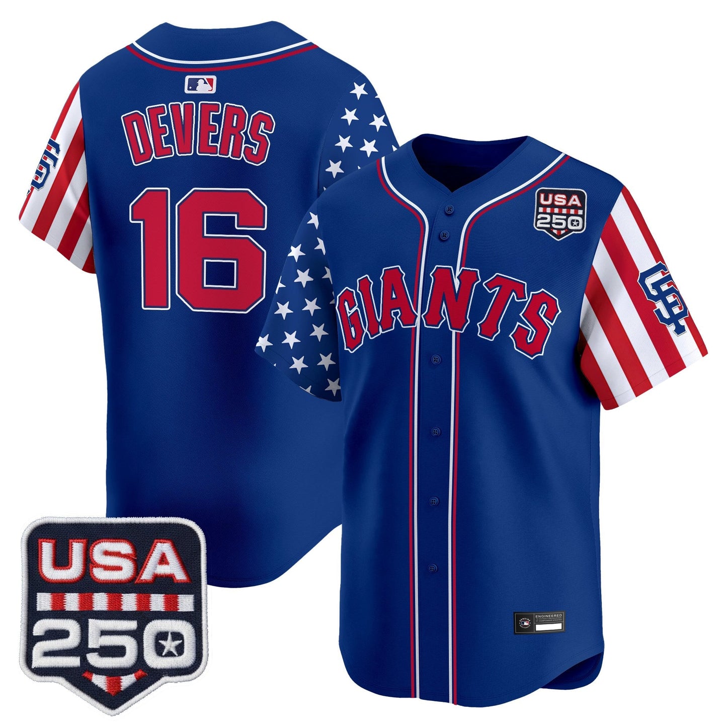 San Francisco Giants "America 250 Edition" Vapor Premier Limited Jersey - All Stitched