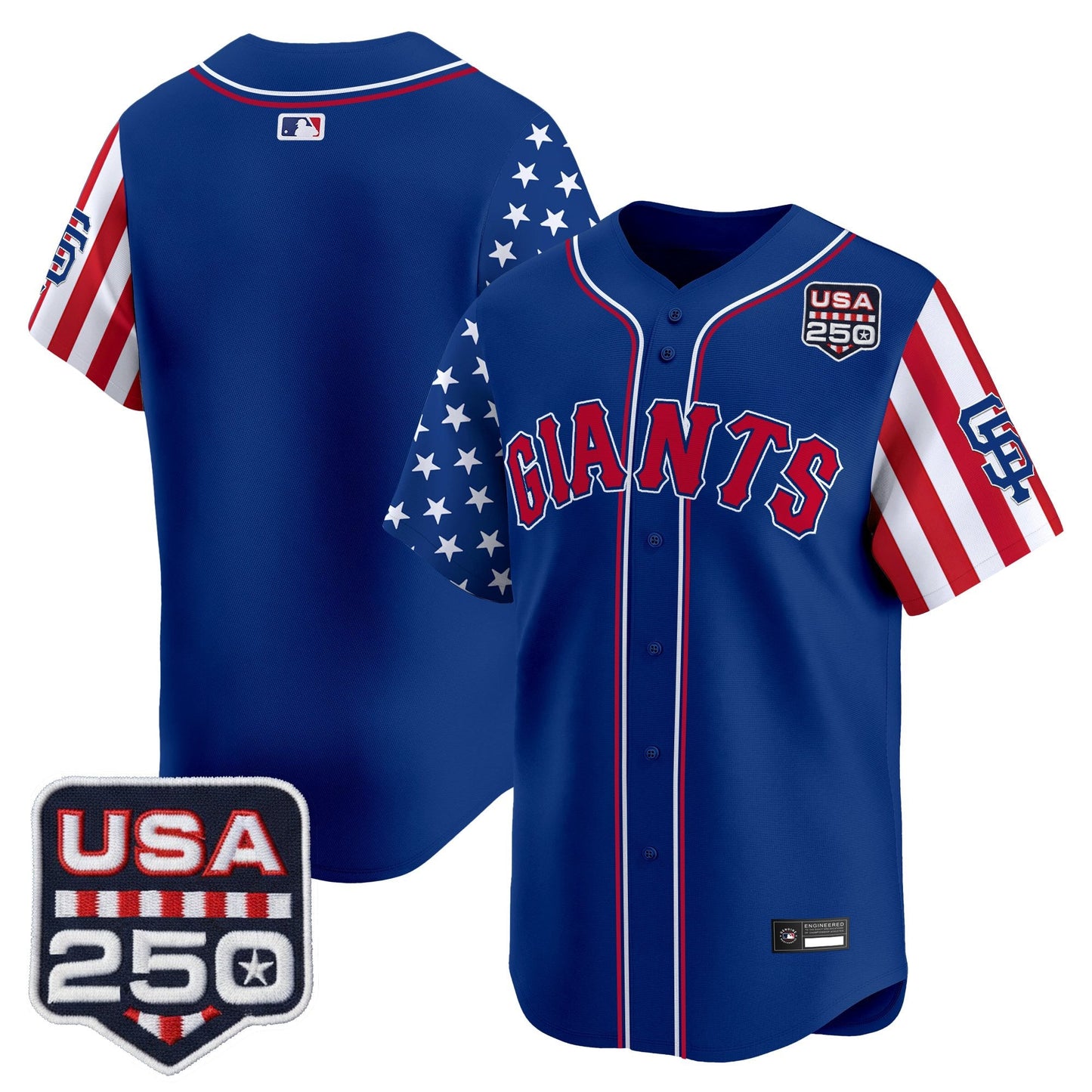 San Francisco Giants "America 250 Edition" Vapor Premier Limited Jersey - All Stitched