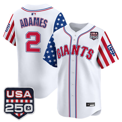 San Francisco Giants "America 250 Edition" Vapor Premier Limited Jersey - All Stitched