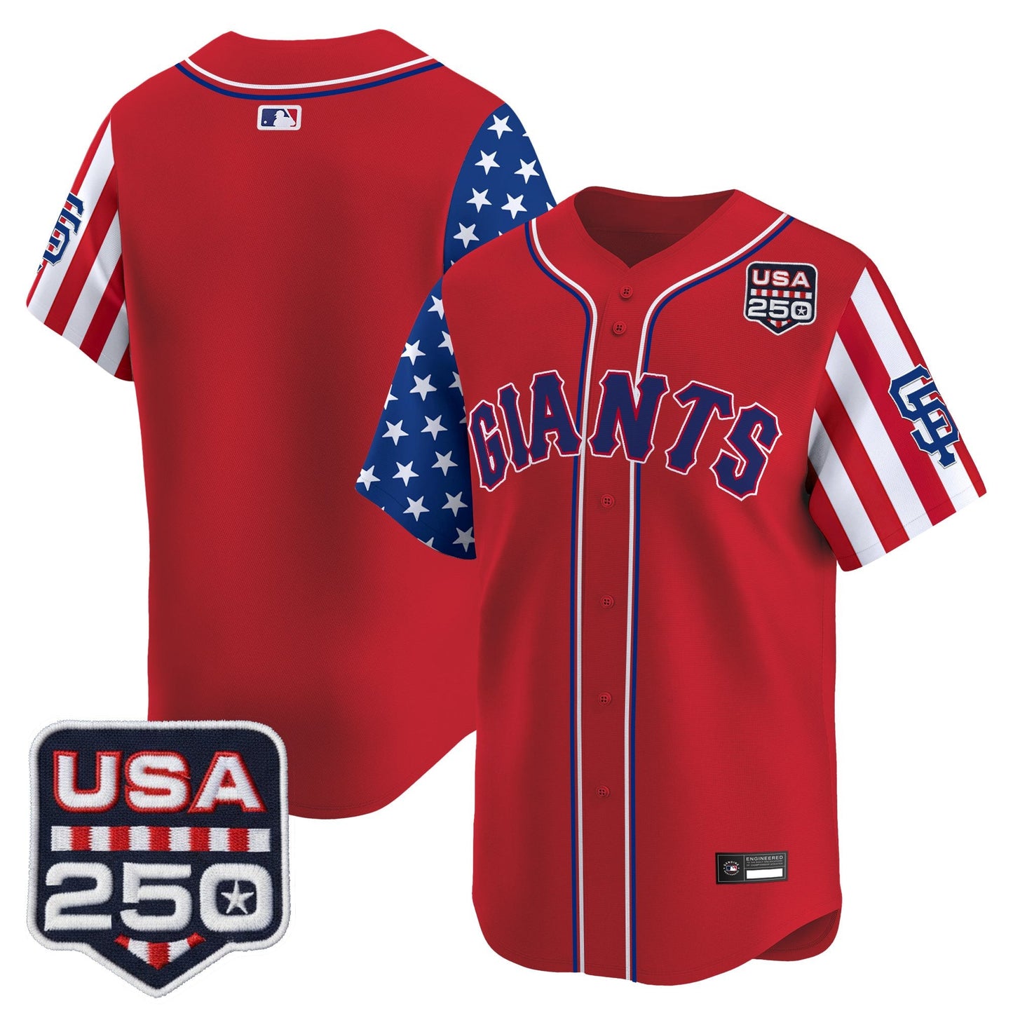 San Francisco Giants "America 250 Edition" Vapor Premier Limited Jersey - All Stitched