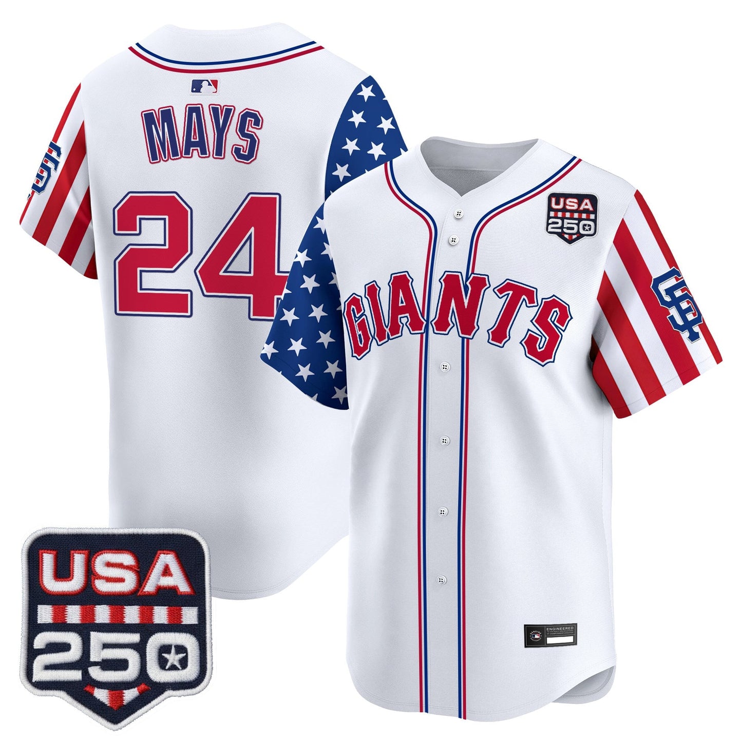 San Francisco Giants "America 250 Edition" Vapor Premier Limited Jersey - All Stitched