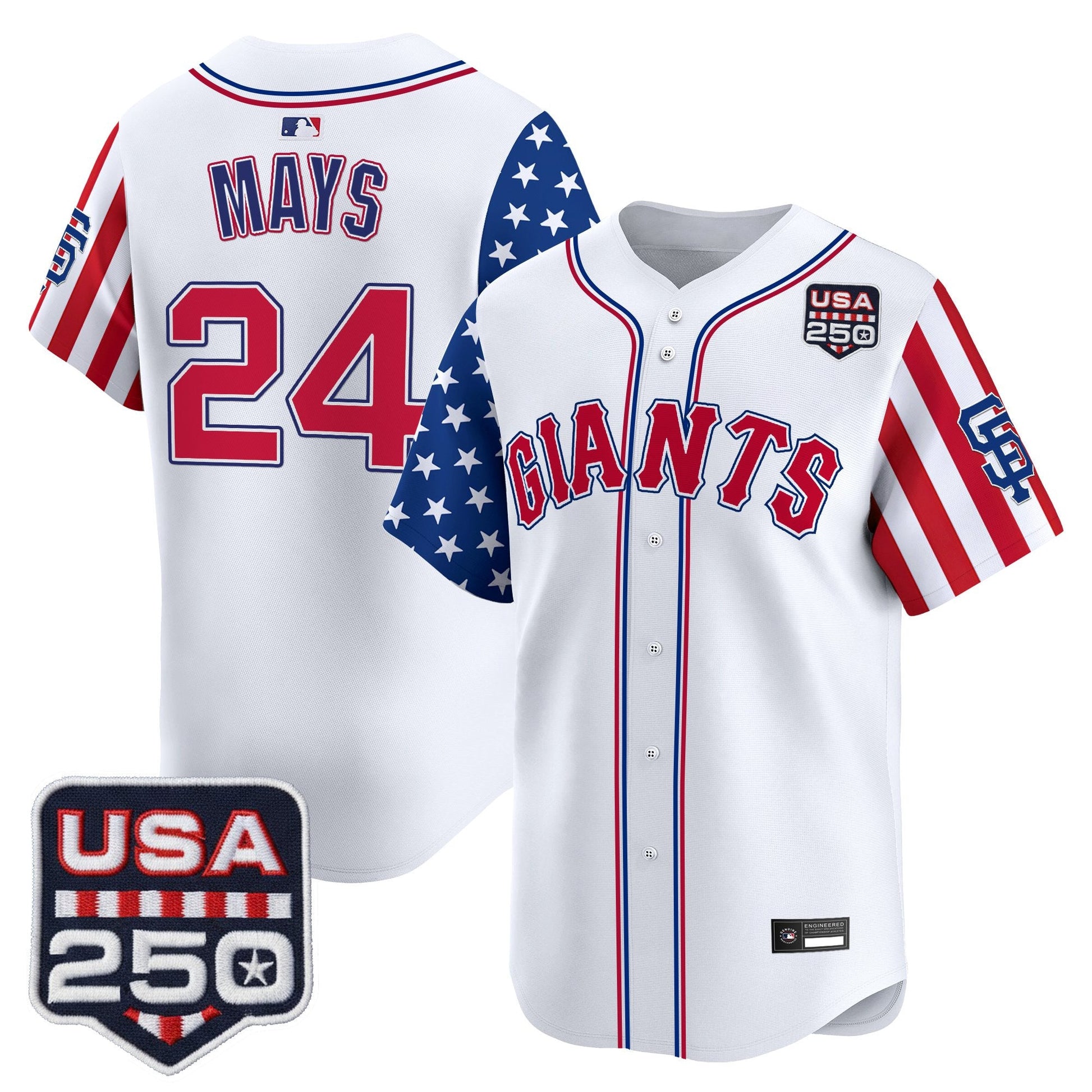 San Francisco Giants "America 250 Edition" Vapor Premier Limited Jersey - All Stitched
