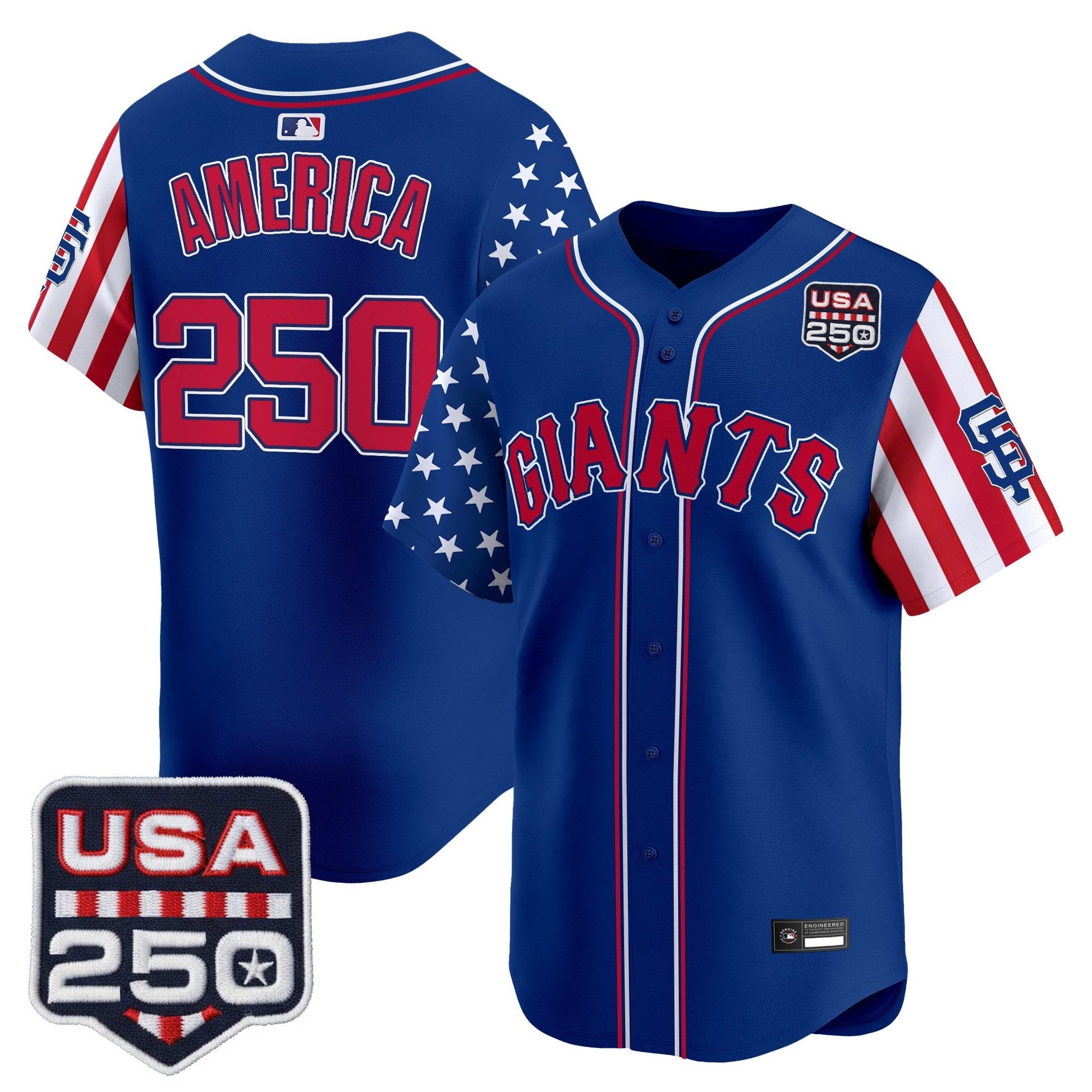 San Francisco Giants "America 250 Edition" Vapor Premier Limited Jersey - All Stitched