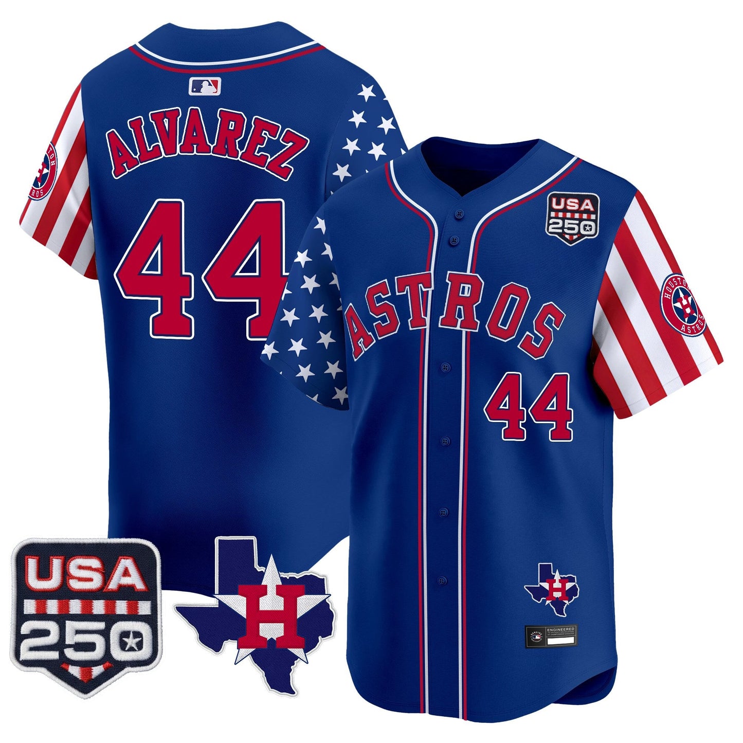 Houston Astros "America 250 Edition" Vapor Premier Limited Jersey - All Stitched
