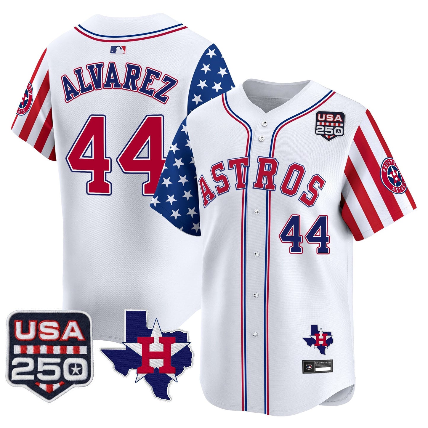 Houston Astros "America 250 Edition" Vapor Premier Limited Jersey - All Stitched